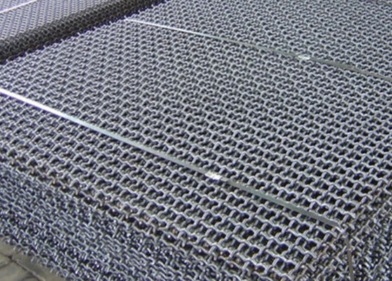 3.0mm Durchmesser quetschverbundene Länge Draht-Mesh Crimped Wire Screens 25m 30m