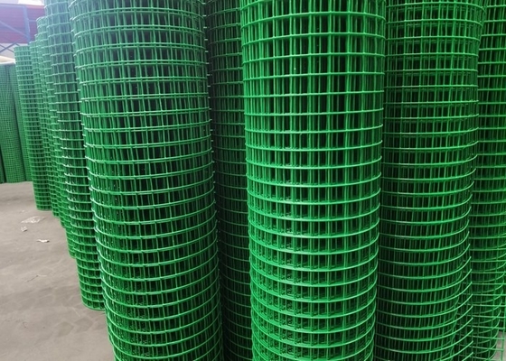 Durchmesser 1.71mm 1.22m, das grünes PVC geschweißten Stahldraht beschichtete, rollte das Garten-Fechten